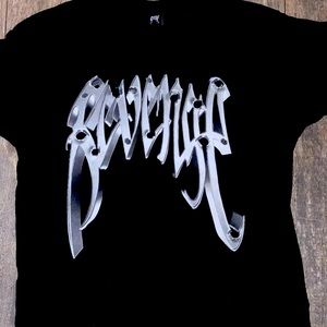 REVENGE BULLET BLACK TEE. SIZE XXL. LOOKING FOR A SIZE XL. WILLING TO TAKE OFFER